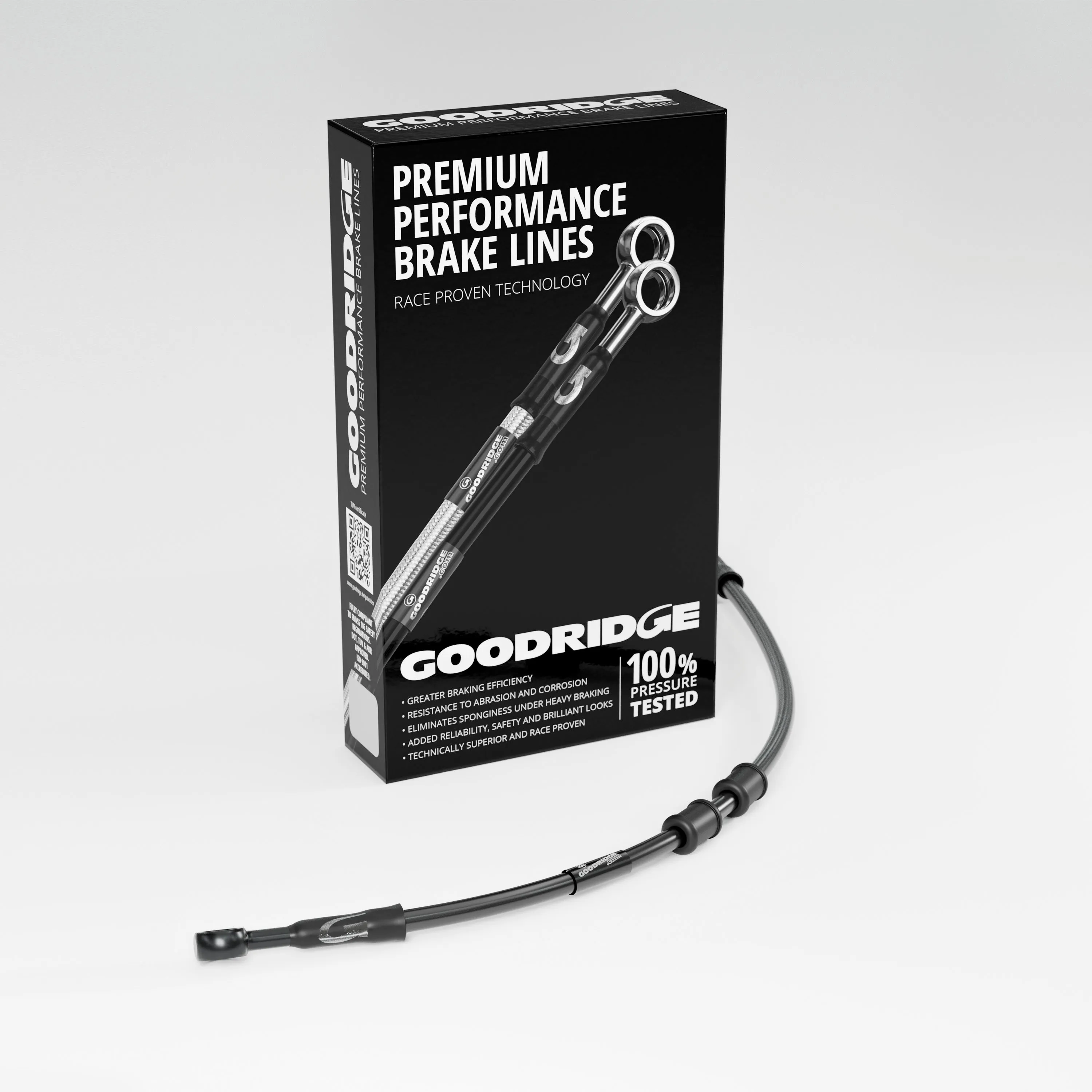 FRONT UPPER BRAKE HOSE KIT (M/C-ABS) FOR HARLEY DAVIDSON FXBBS STREET BOB 114 (ABS) 21-24