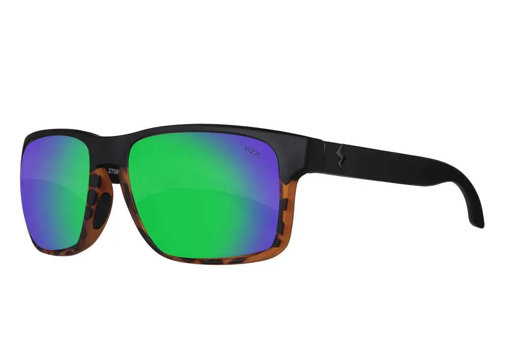 Fuse Prescription Egmont XL Sunglasses | Black Tortoise Fade