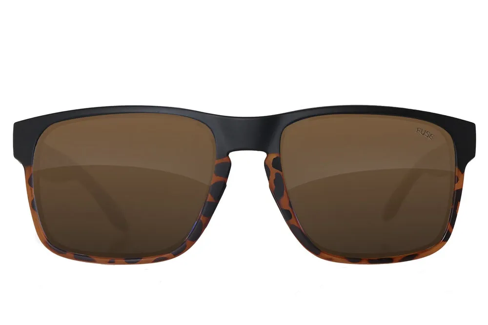 Fuse Prescription Egmont XL Sunglasses | Black Tortoise Fade