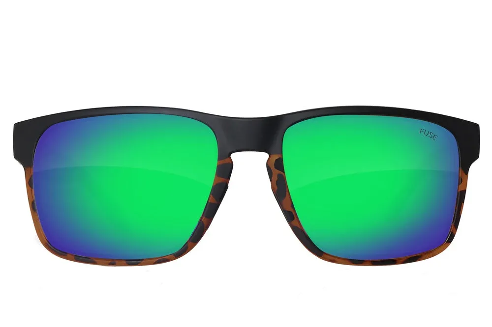 Fuse Prescription Egmont XL Sunglasses | Black Tortoise Fade