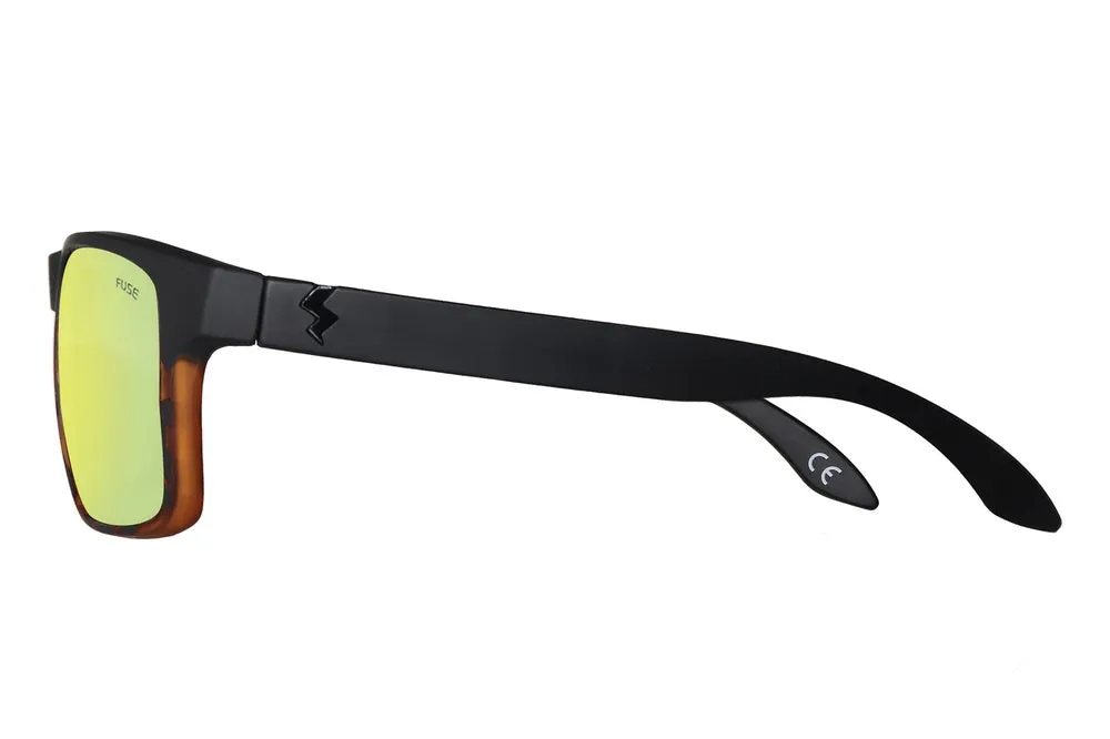 Fuse Prescription Egmont XL Sunglasses | Black Tortoise Fade