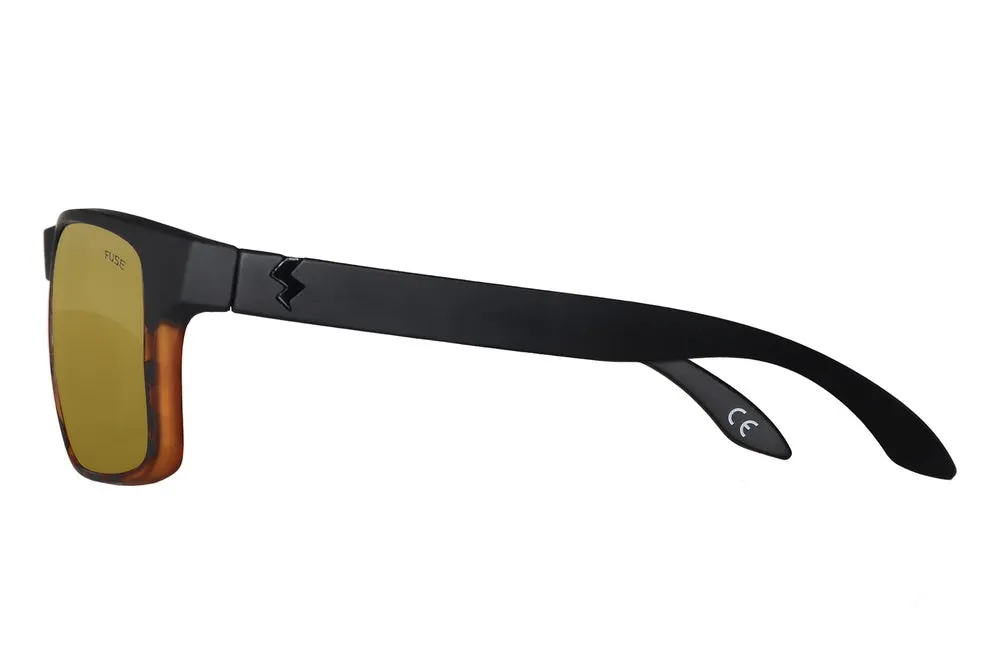 Fuse Prescription Egmont XL Sunglasses | Black Tortoise Fade