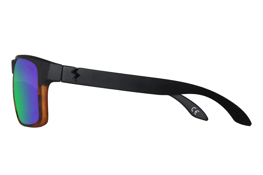 Fuse Prescription Egmont XL Sunglasses | Black Tortoise Fade
