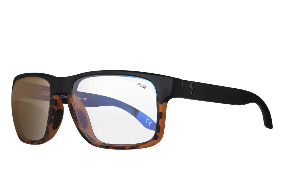 Fuse Prescription Egmont XL Sunglasses | Black Tortoise Fade