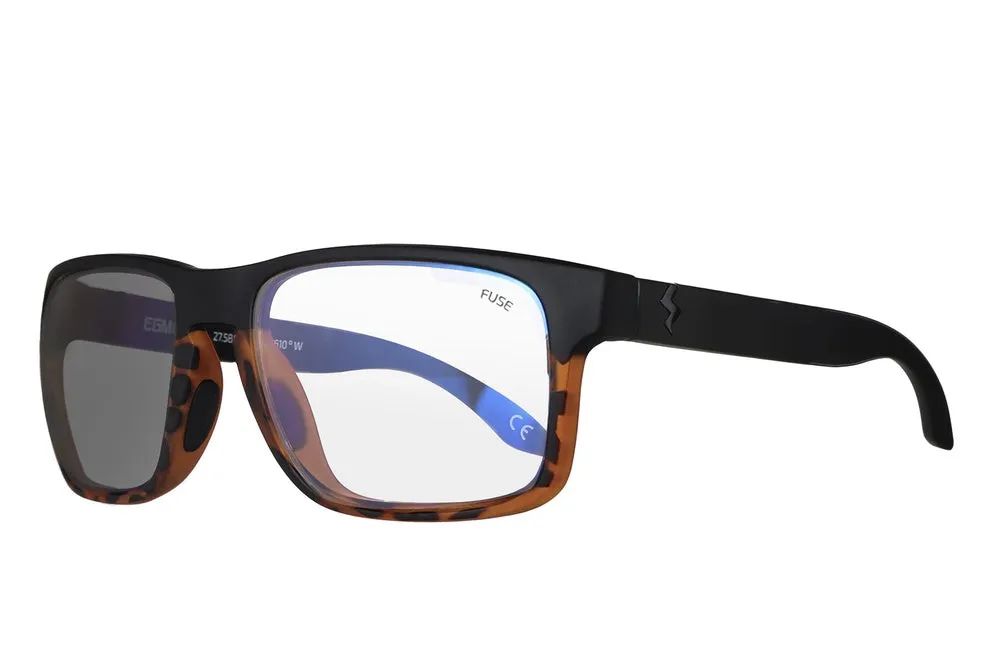 Fuse Prescription Egmont XL Sunglasses | Black Tortoise Fade