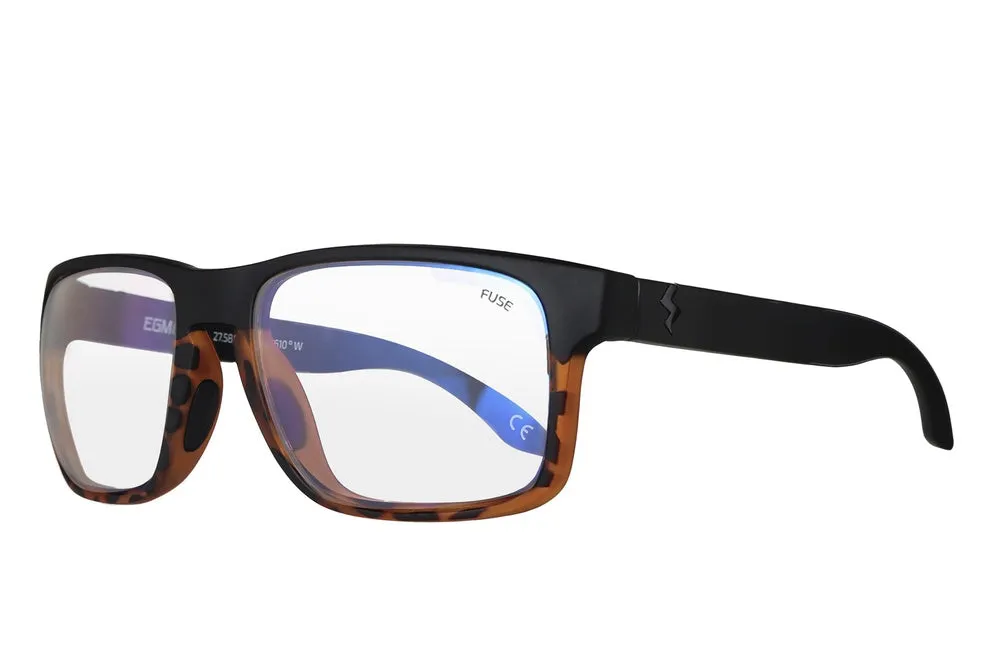 Fuse Prescription Egmont XL Sunglasses | Black Tortoise Fade