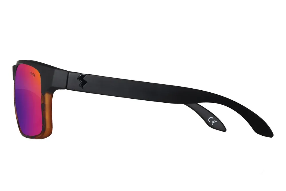Fuse Prescription Egmont XL Sunglasses | Black Tortoise Fade