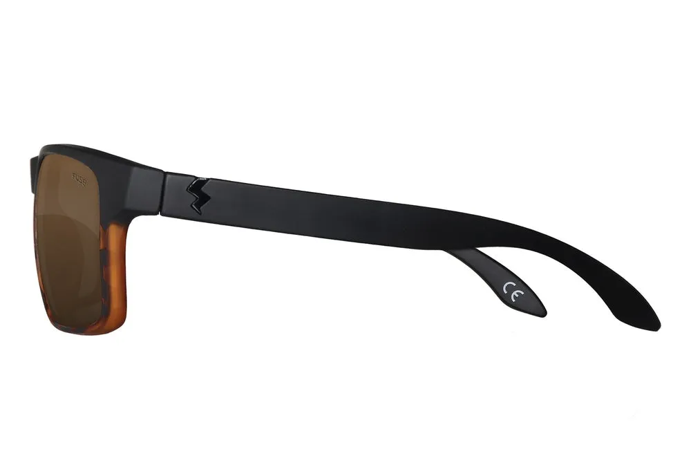 Fuse Prescription Egmont XL Sunglasses | Black Tortoise Fade