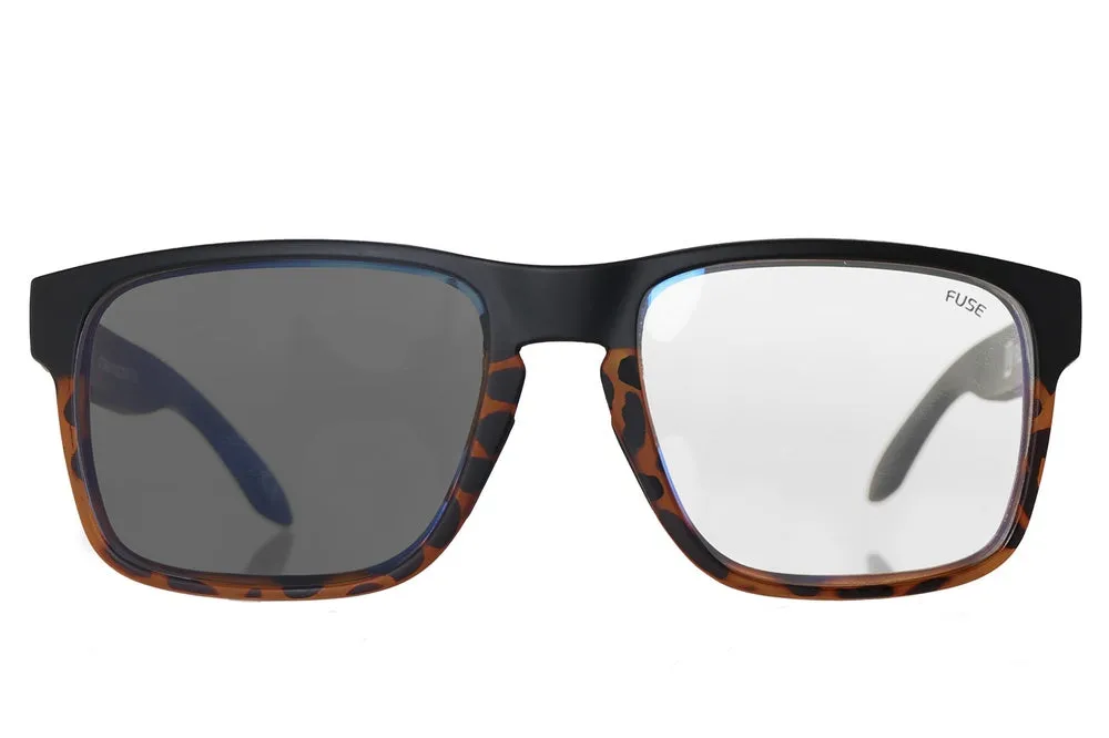 Fuse Prescription Egmont XL Sunglasses | Black Tortoise Fade