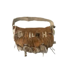 Galliano Tan Shearling Bag