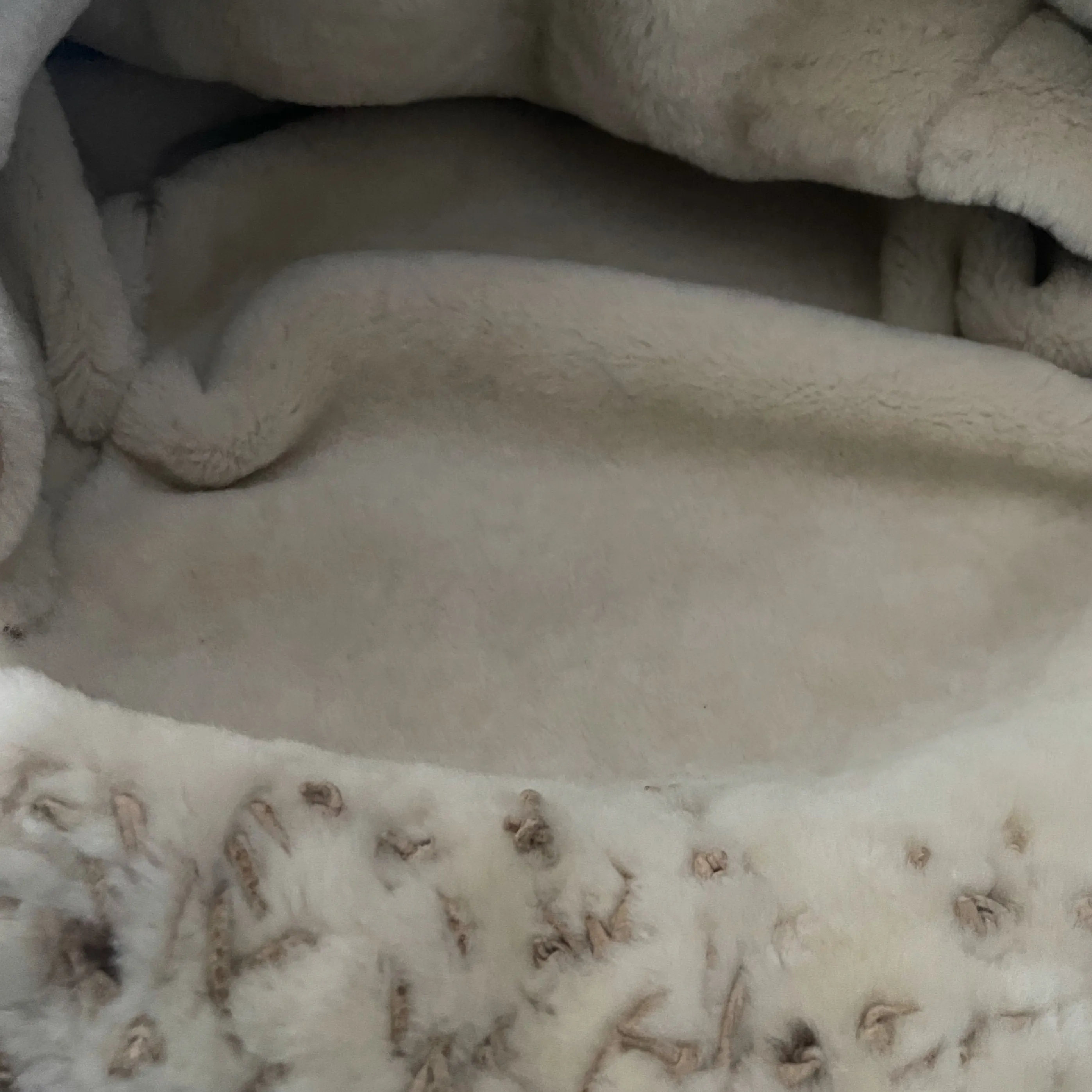 Galliano Tan Shearling Bag