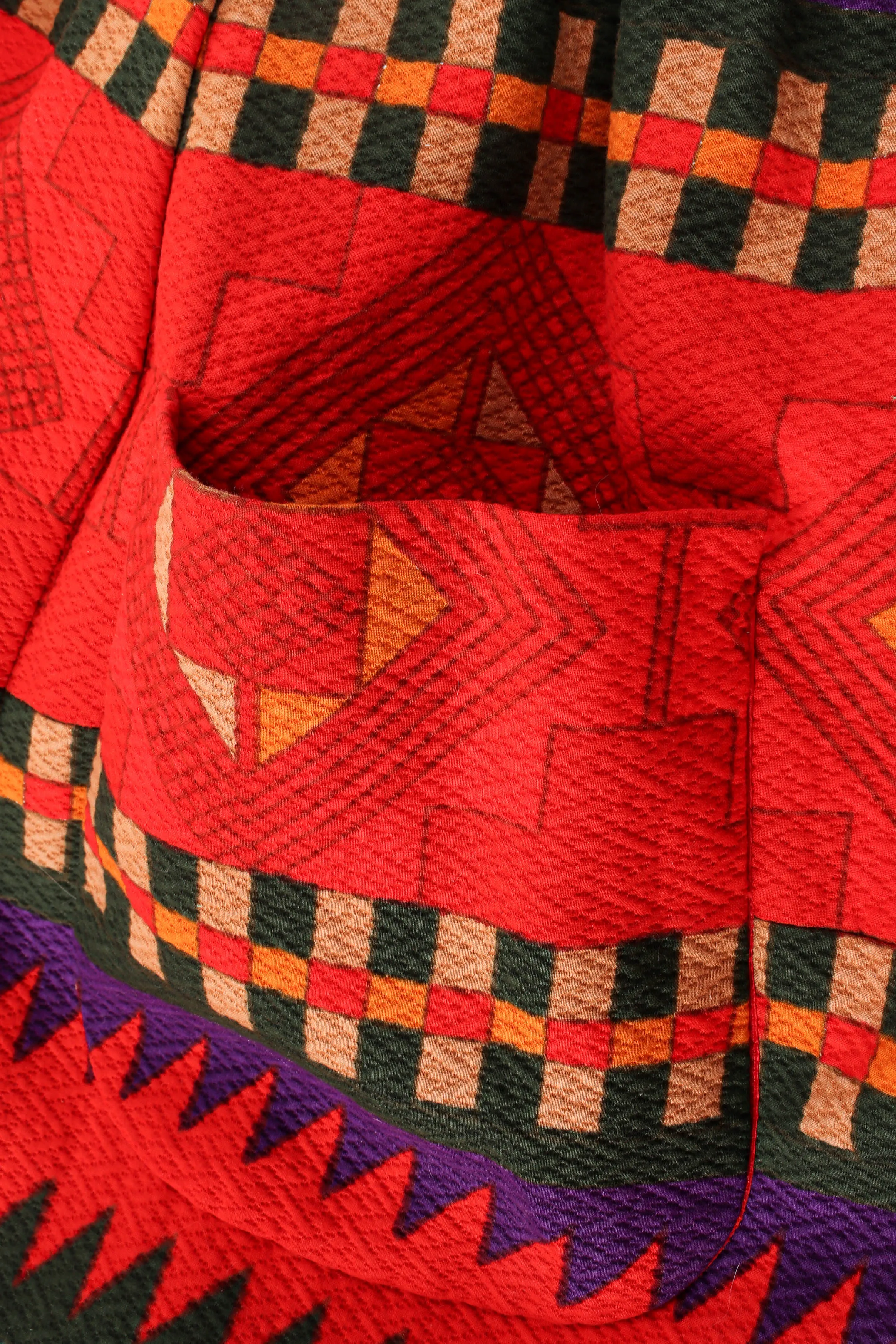 Geo Ikat Print Dress