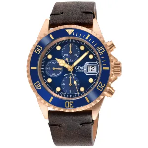 Gevril Wall Street Chronograph - Bronze