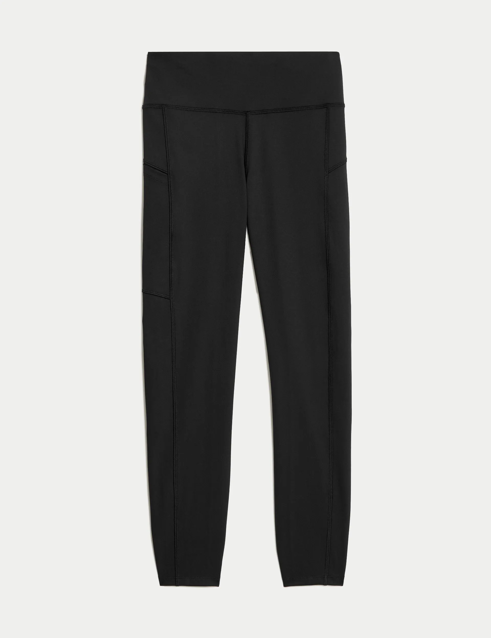 Go Move High Waisted 7/8 Gym Leggings - Black