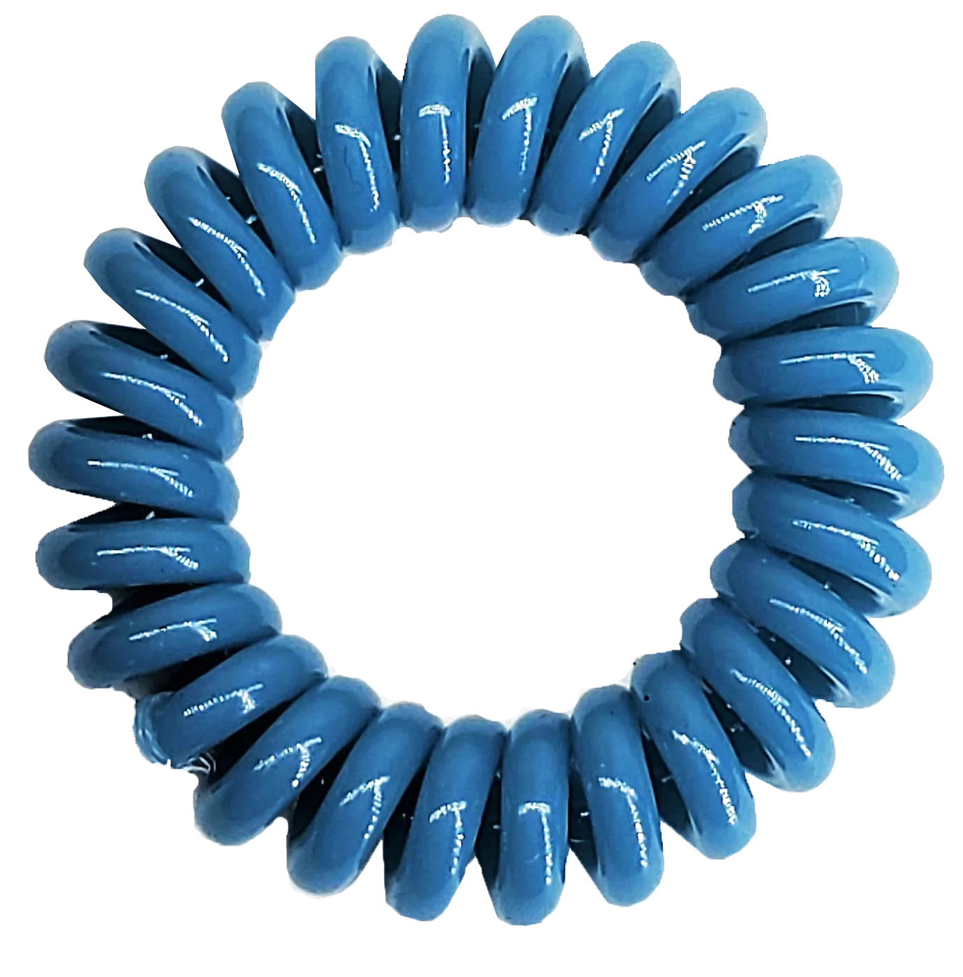 Goomee Active The Markless Hair Loop BLUE "OLYMPIC WATERS" Hair Ties, No Breakage, No Marks, Strong Grip, No Pins, Prevents Headaches, Water Resistant, Pack of 4