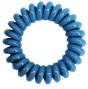 Goomee Active The Markless Hair Loop BLUE "OLYMPIC WATERS" Hair Ties, No Breakage, No Marks, Strong Grip, No Pins, Prevents Headaches, Water Resistant, Pack of 4