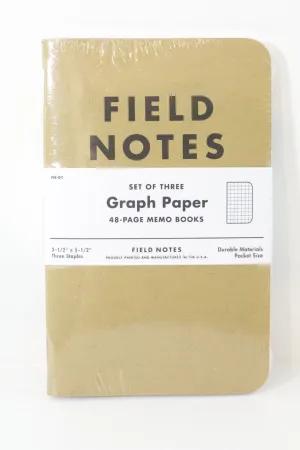 Graph Paper Notebook 3 Pack
