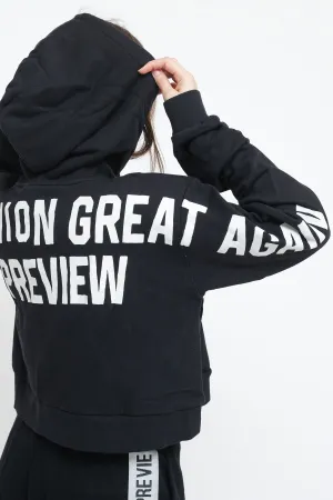 Great Sophie Padded Hood - Coal