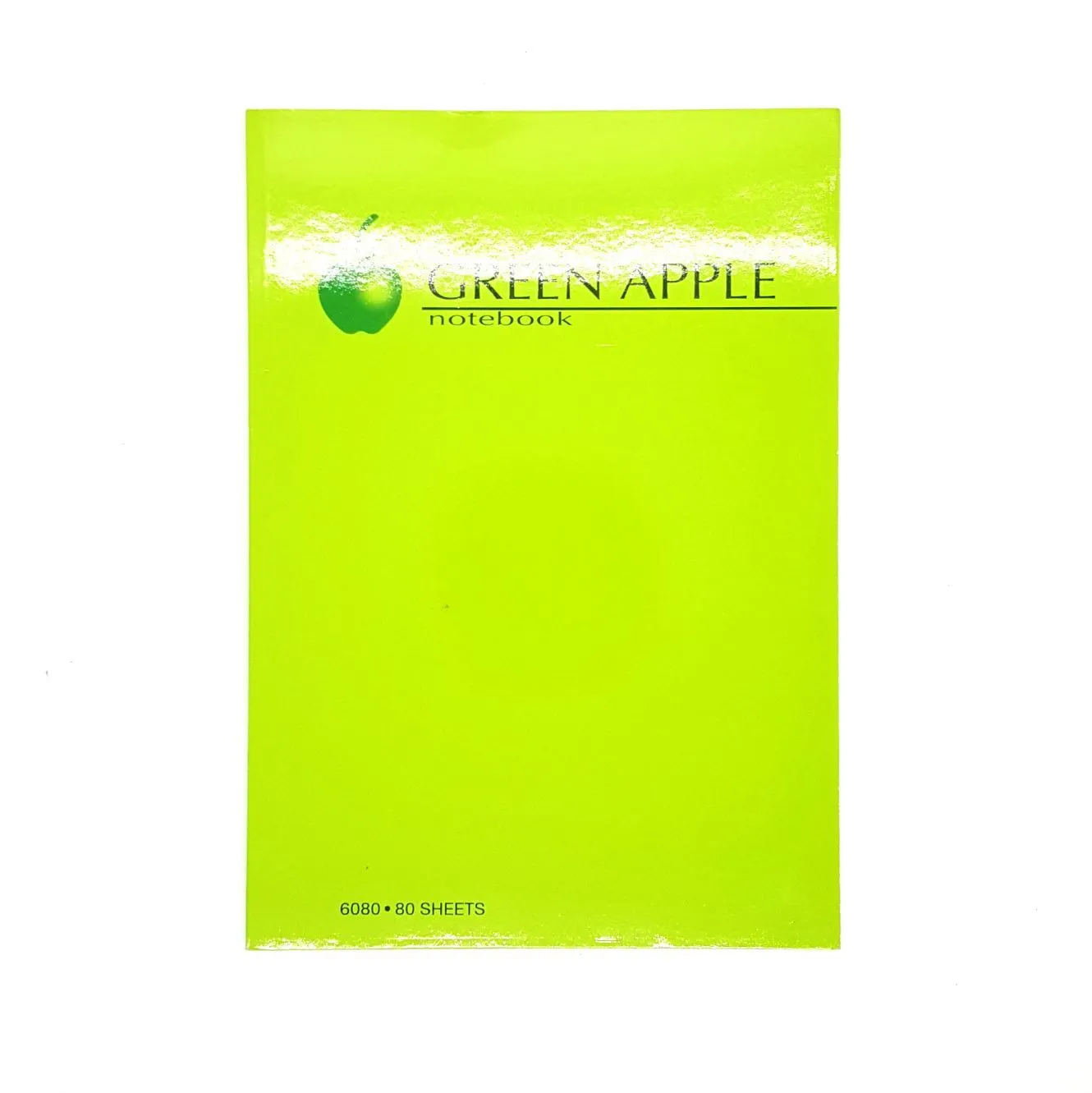 Green Apple Padded Notebook 80Lvs (Vertical)