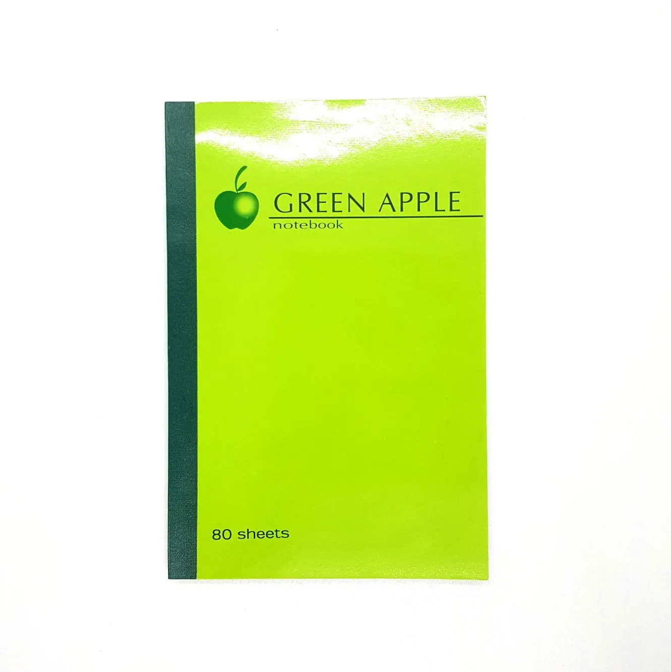 Green Apple Padded Notebook 80Lvs (Vertical)