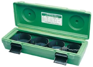 Greenlee 834 Bi-Metal Hole Saw Kit Conduit Sizes, 2-1/2-Inch - 4-Inch