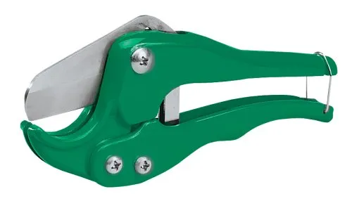 Greenlee 864 PVC Cutter for Up to 1-1/4-Inch Pipe, Green