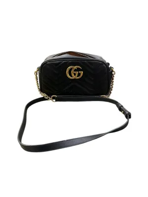 Gucci GG Marmont small shoulder bag black
