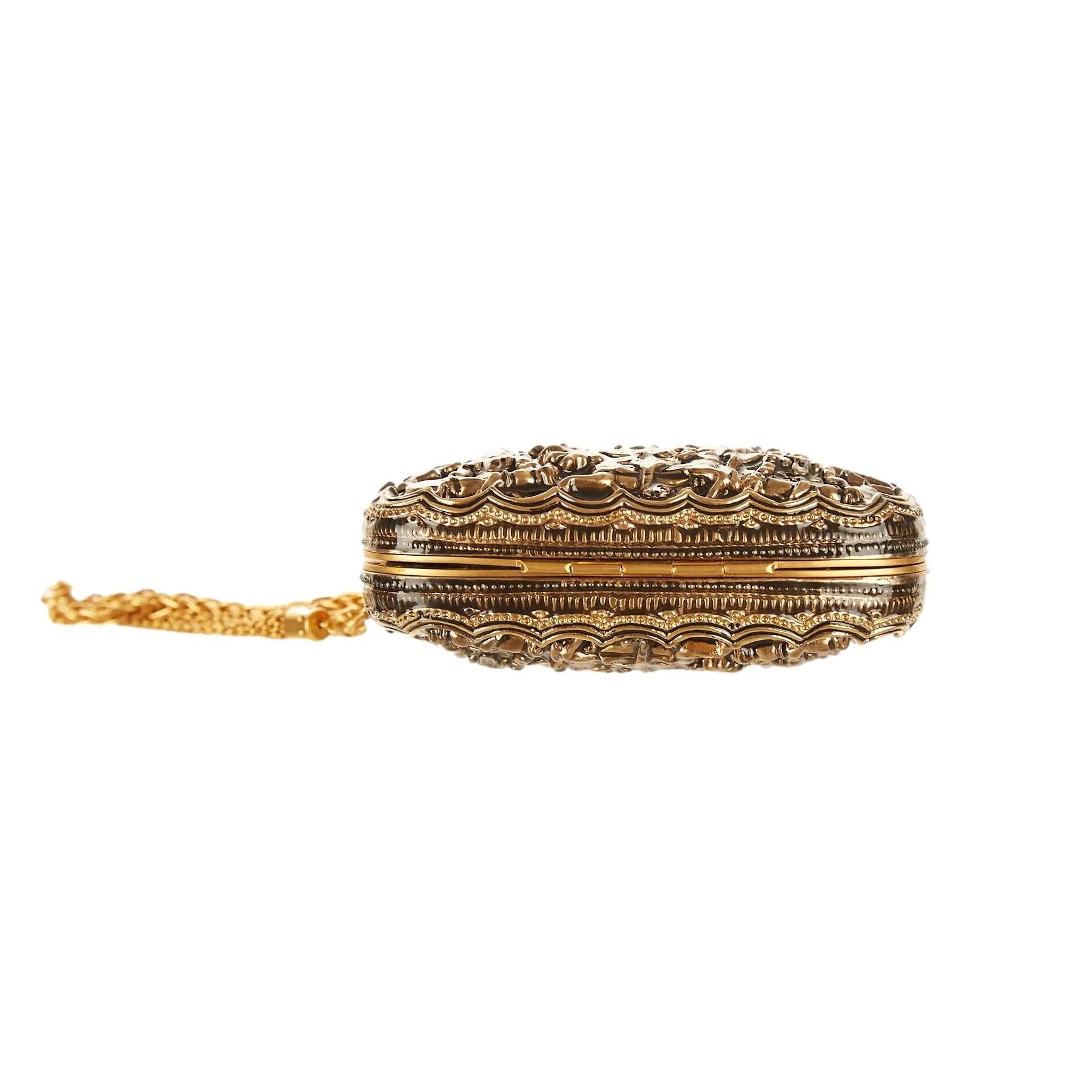 Gucci Gold Micro Enamel Wristlet