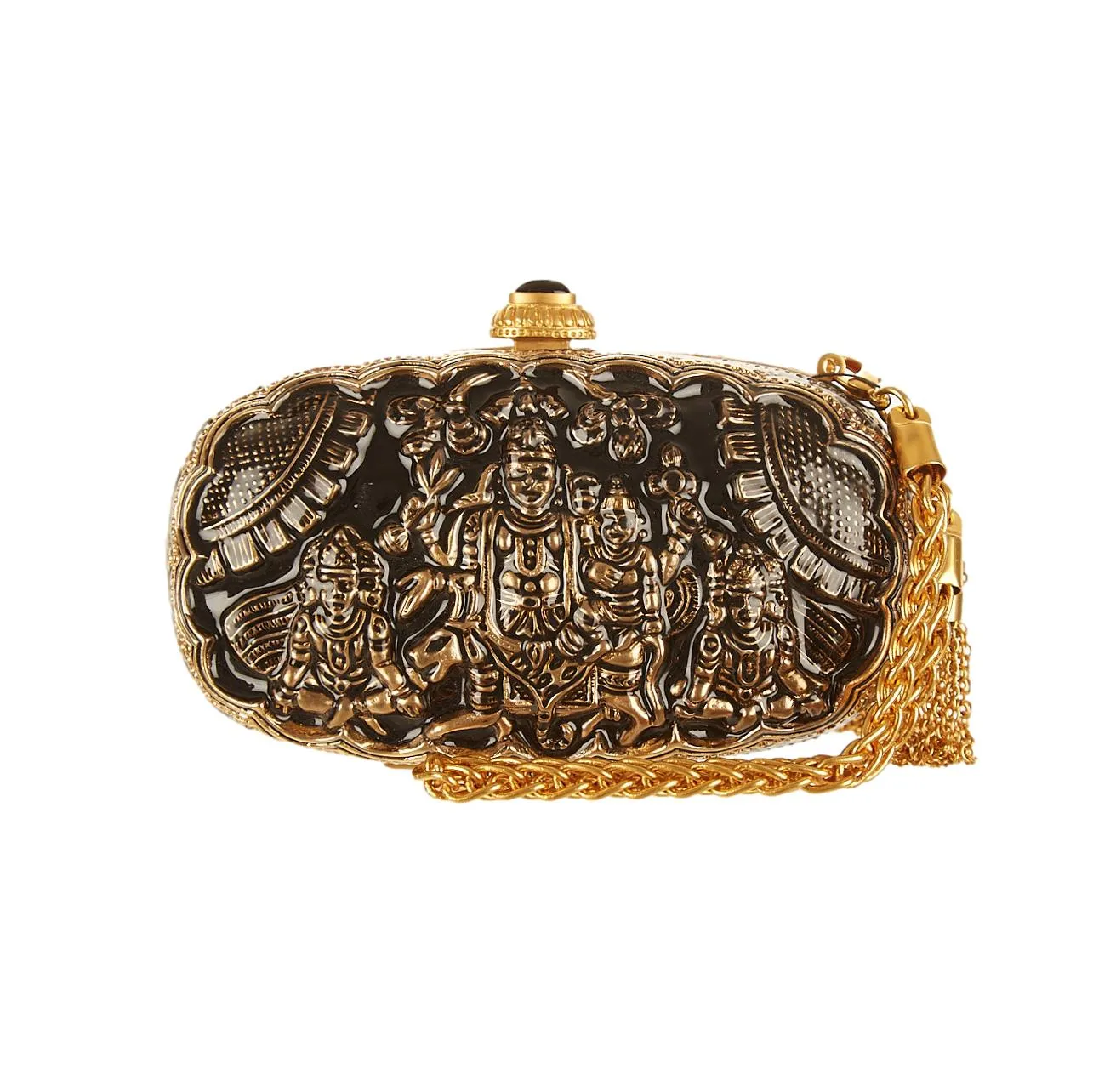 Gucci Gold Micro Enamel Wristlet
