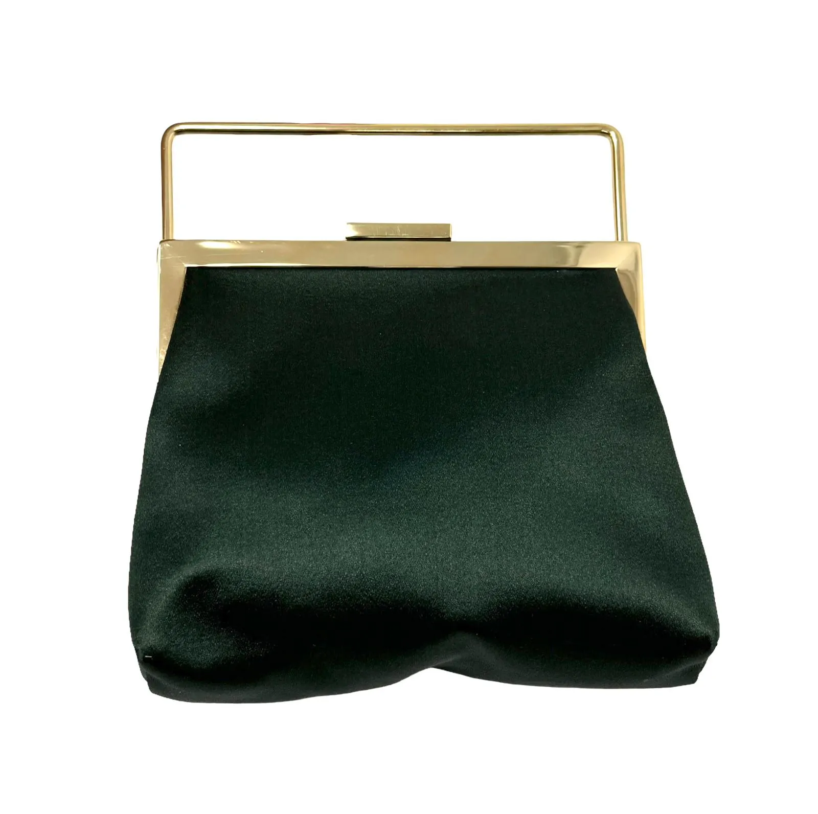Gucci Green Satin Mini Top Handle