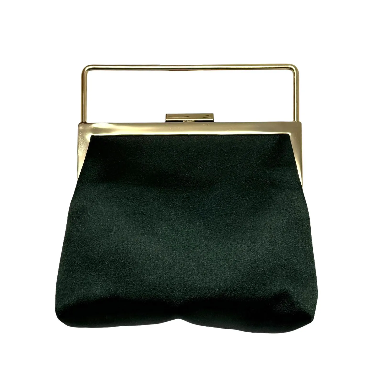 Gucci Green Satin Mini Top Handle