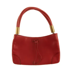 Gucci Red Braided Shoulder Bag