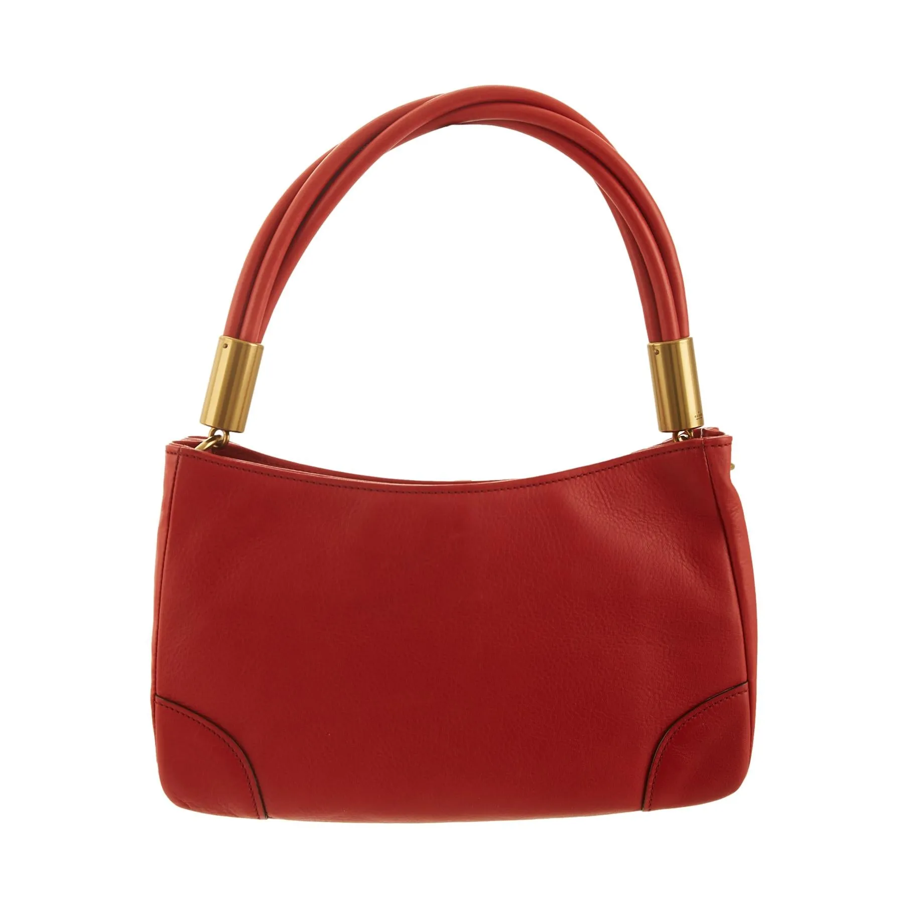 Gucci Red Braided Shoulder Bag