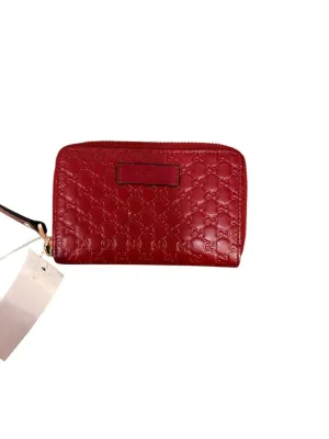 Gucci small wallet red