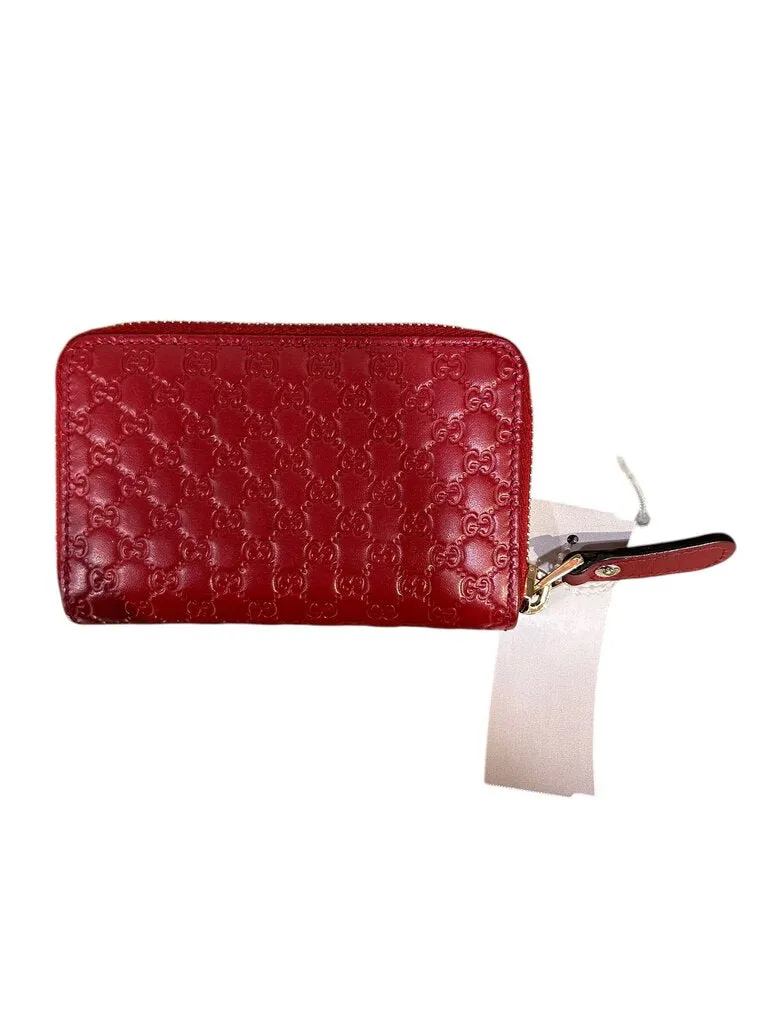 Gucci small wallet red