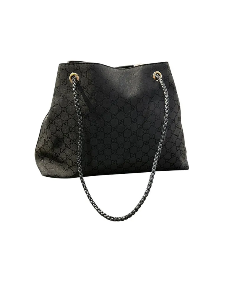 Gucci Vintage shoulder tote black