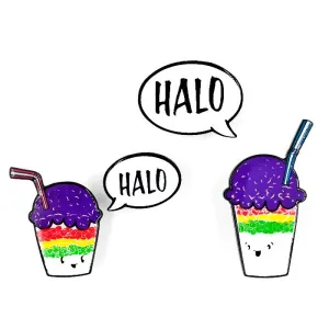 Halo Halo Enamel Pin Set