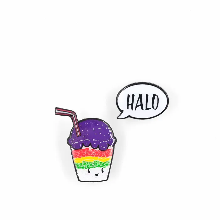Halo Halo Enamel Pin Set