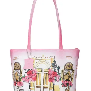 Hand Bag - London Street Light Pink
