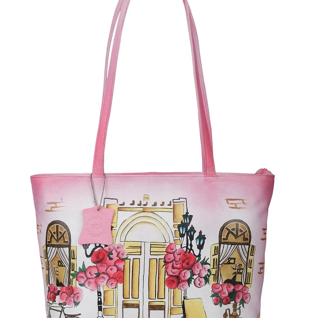 Hand Bag - London Street Light Pink
