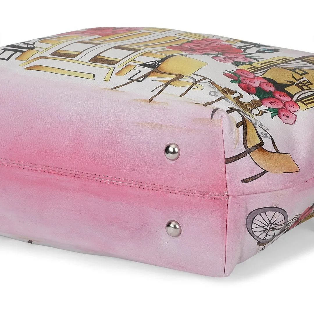 Hand Bag - London Street Light Pink