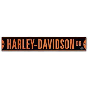 Harley-Davidson® H-D Drive Embossed Street Tin Sign, 2012111