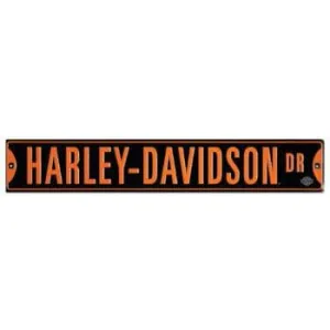 Harley-Davidson® H-D Drive Embossed Street Tin Sign, 2012111