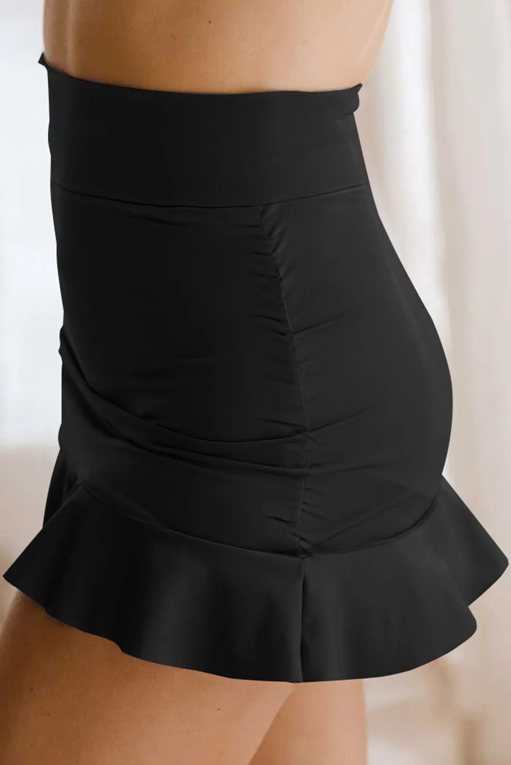 Hazel Blues® |  Ruffle Hem Swim Skort