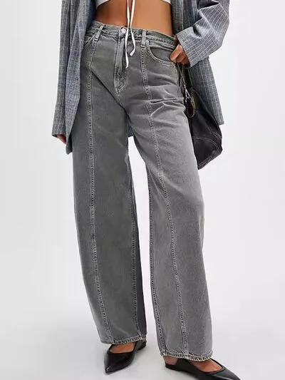 Hazel Blues® |  Wide Leg Jeans with Pockets
