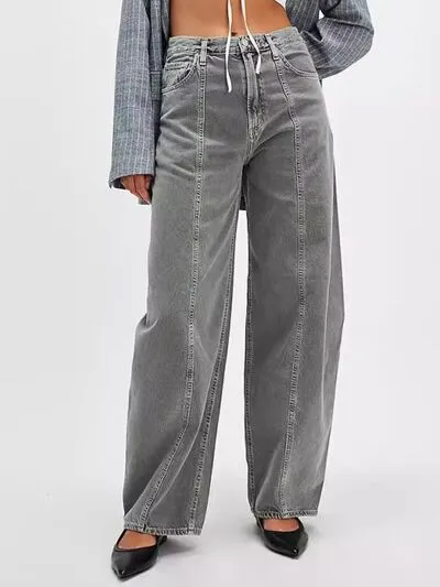 Hazel Blues® |  Wide Leg Jeans with Pockets