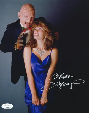 Heather Langenkamp Nightmare On Elm Street signed 8x10 photo JSA METALLIC PAPER