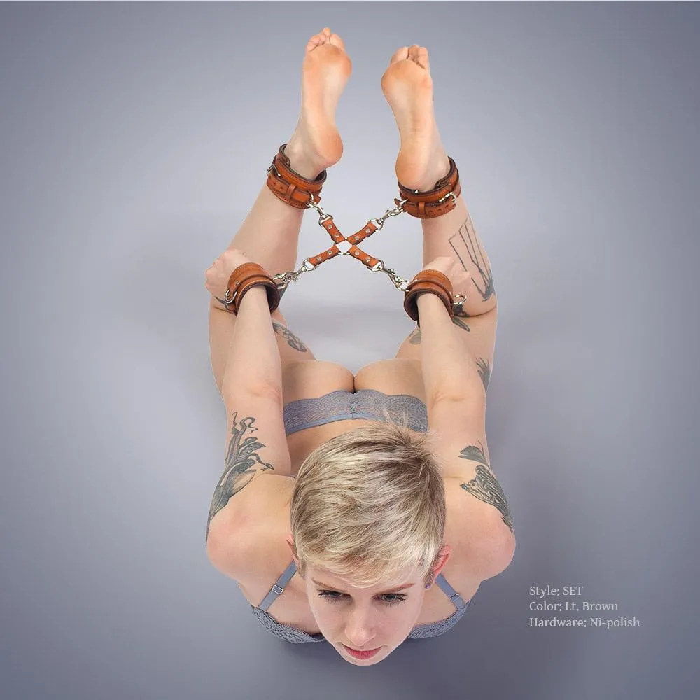 Heavy Duty Padded Hog Tie & Cuffs [Set]