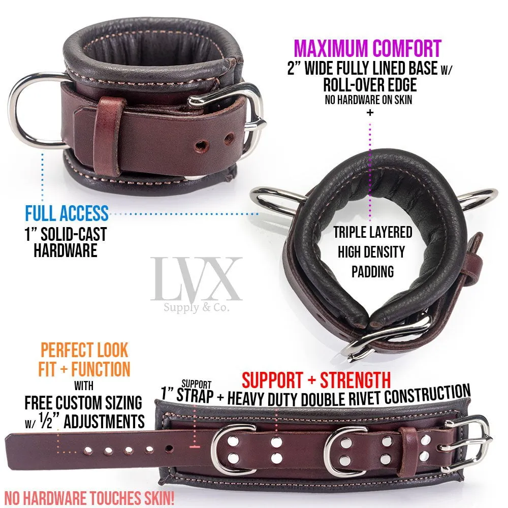 Heavy Duty Padded Hog Tie & Cuffs [Set]