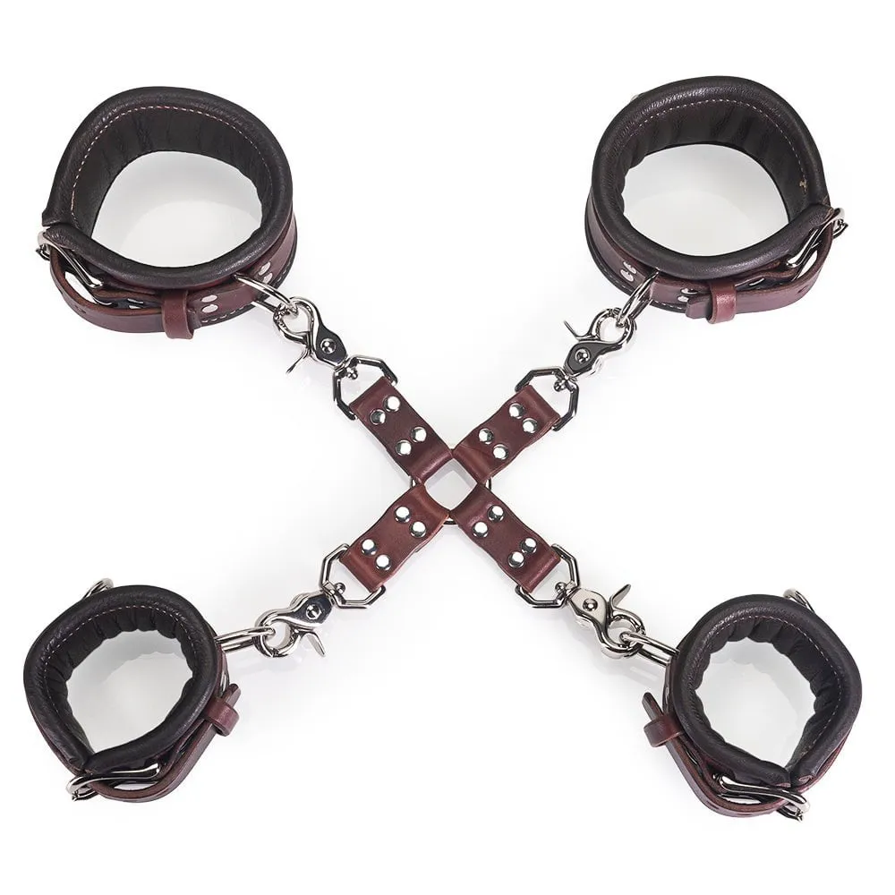 Heavy Duty Padded Hog Tie & Cuffs [Set]